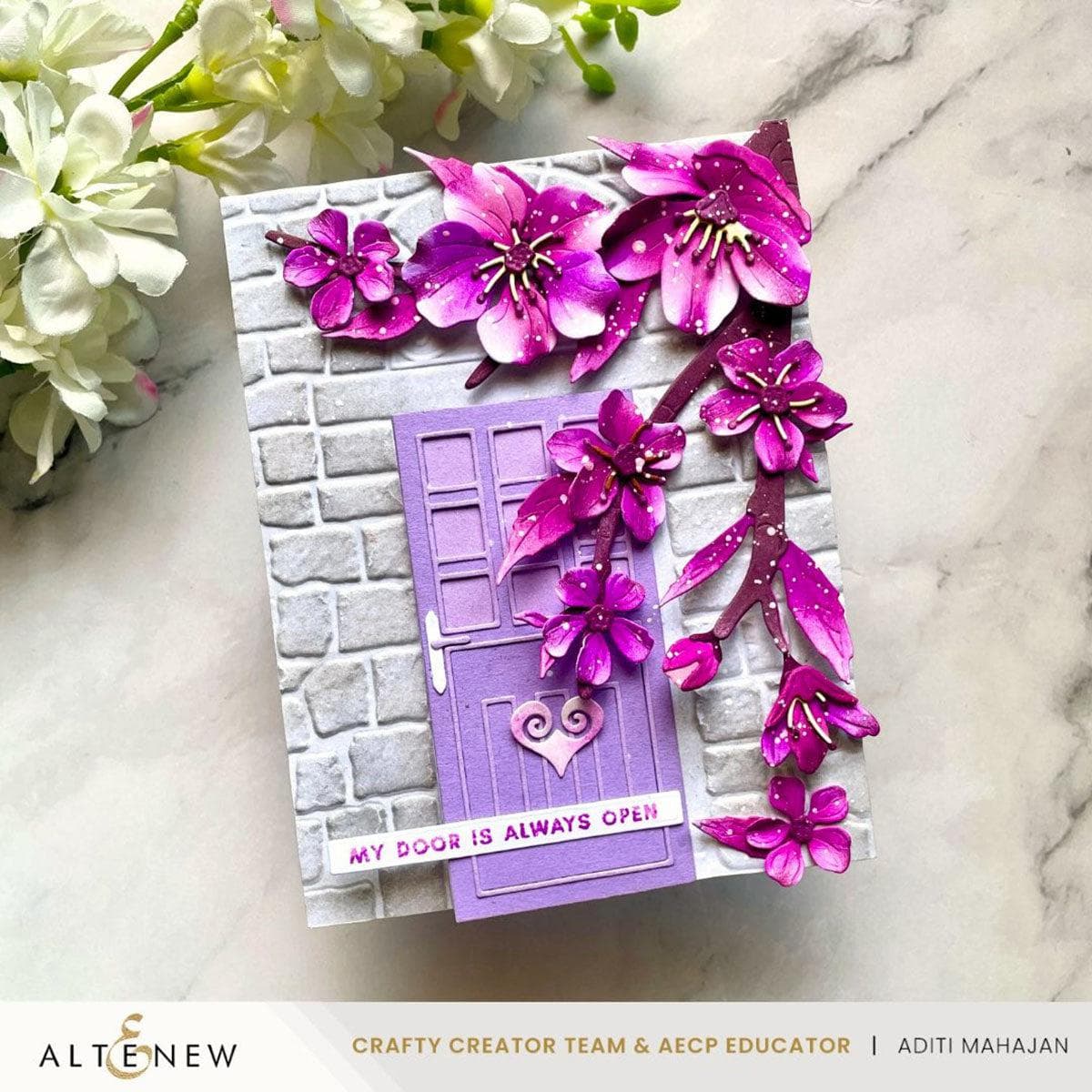Craft-A-Flower: Cherry Blossom Branch Layering Die Set | Altenew