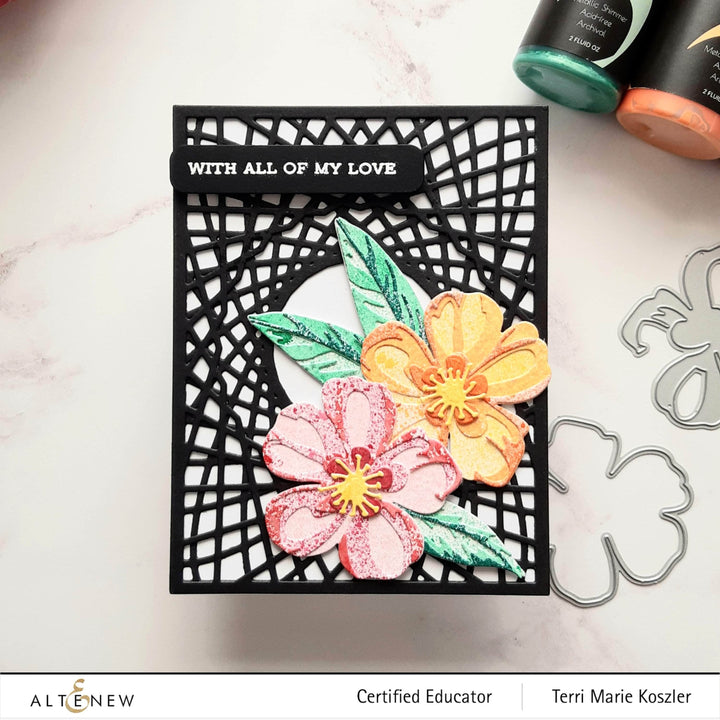 Part A-Glitz Art Craft Co.,LTD Dies Craft-A-Flower: Cistus Layering Die Set