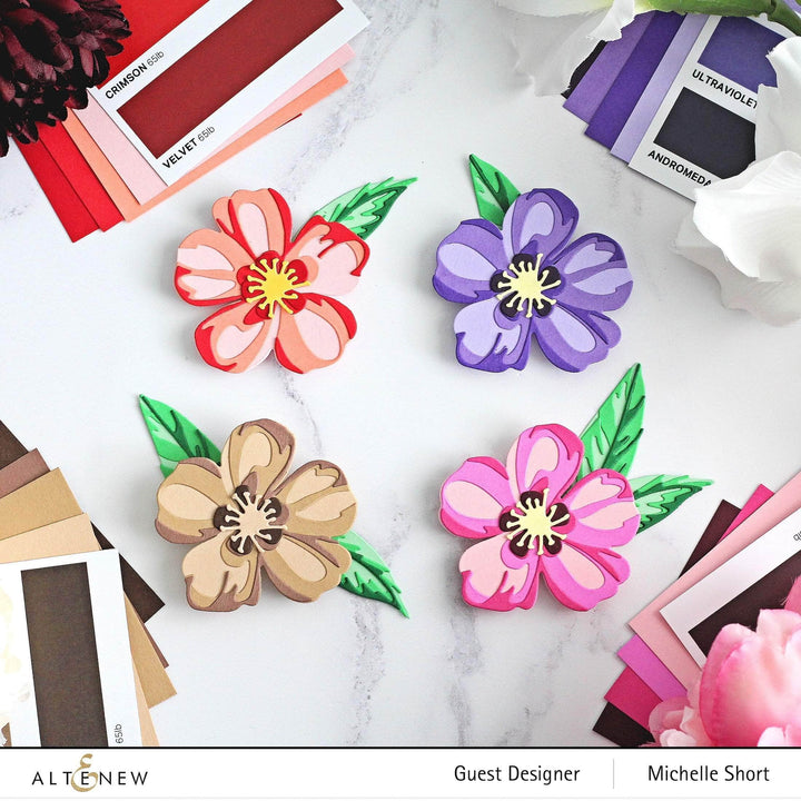 Part A-Glitz Art Craft Co.,LTD Dies Craft-A-Flower: Cistus Layering Die Set