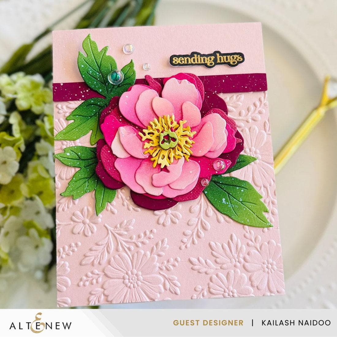 Craft-A-Flower: Coral Charm Peony Layering Die Set | Altenew