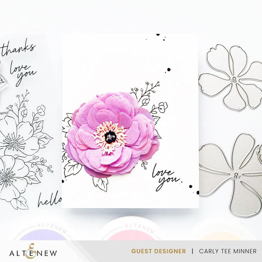 Craft-A-Flower: Coral Charm Peony Layering Die Set