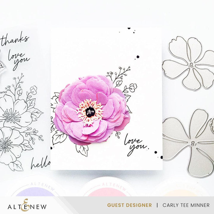 Craft-A-Flower: Coral Charm Peony Layering Die Set