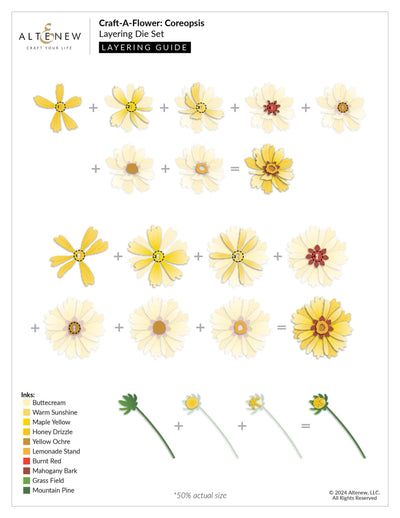 Craft-A-Flower: Coreopsis Layering Die Set