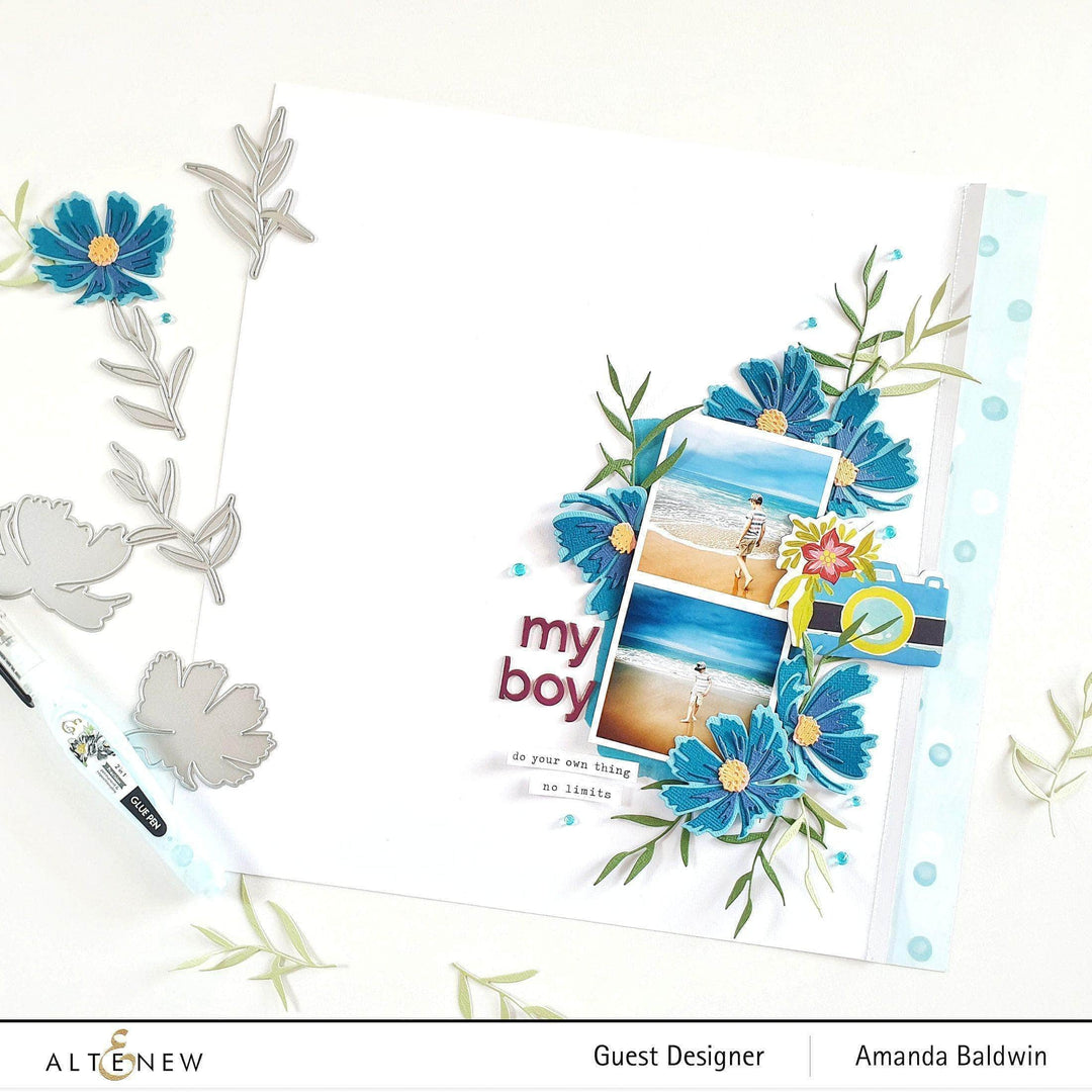 Part A-Glitz Art Craft Co.,LTD Dies Craft-A-Flower: Cosmos Layering Die Set