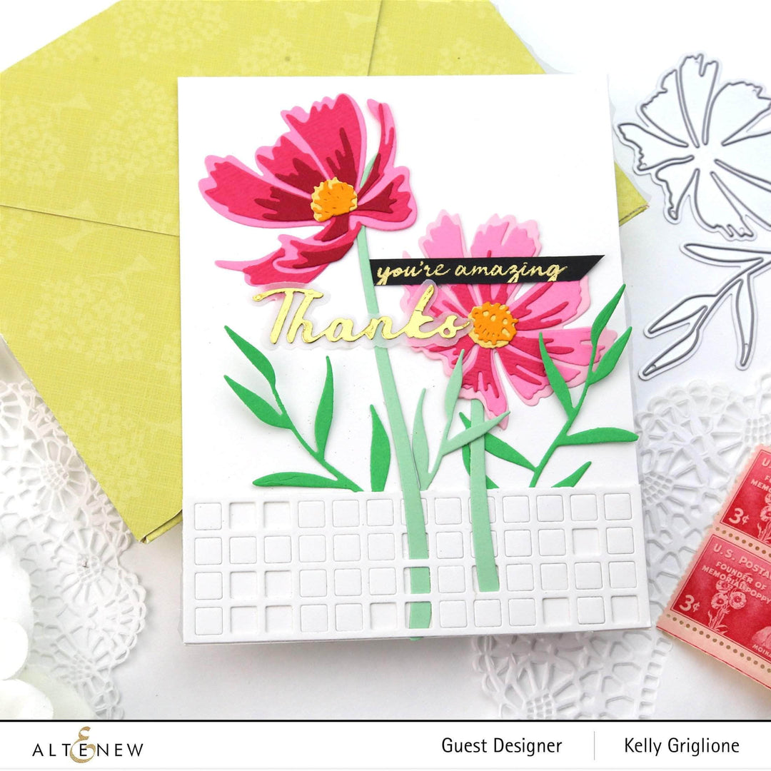 Part A-Glitz Art Craft Co.,LTD Dies Craft-A-Flower: Cosmos Layering Die Set