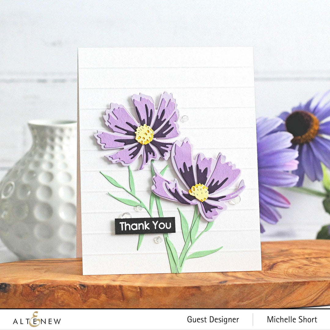 Part A-Glitz Art Craft Co.,LTD Dies Craft-A-Flower: Cosmos Layering Die Set