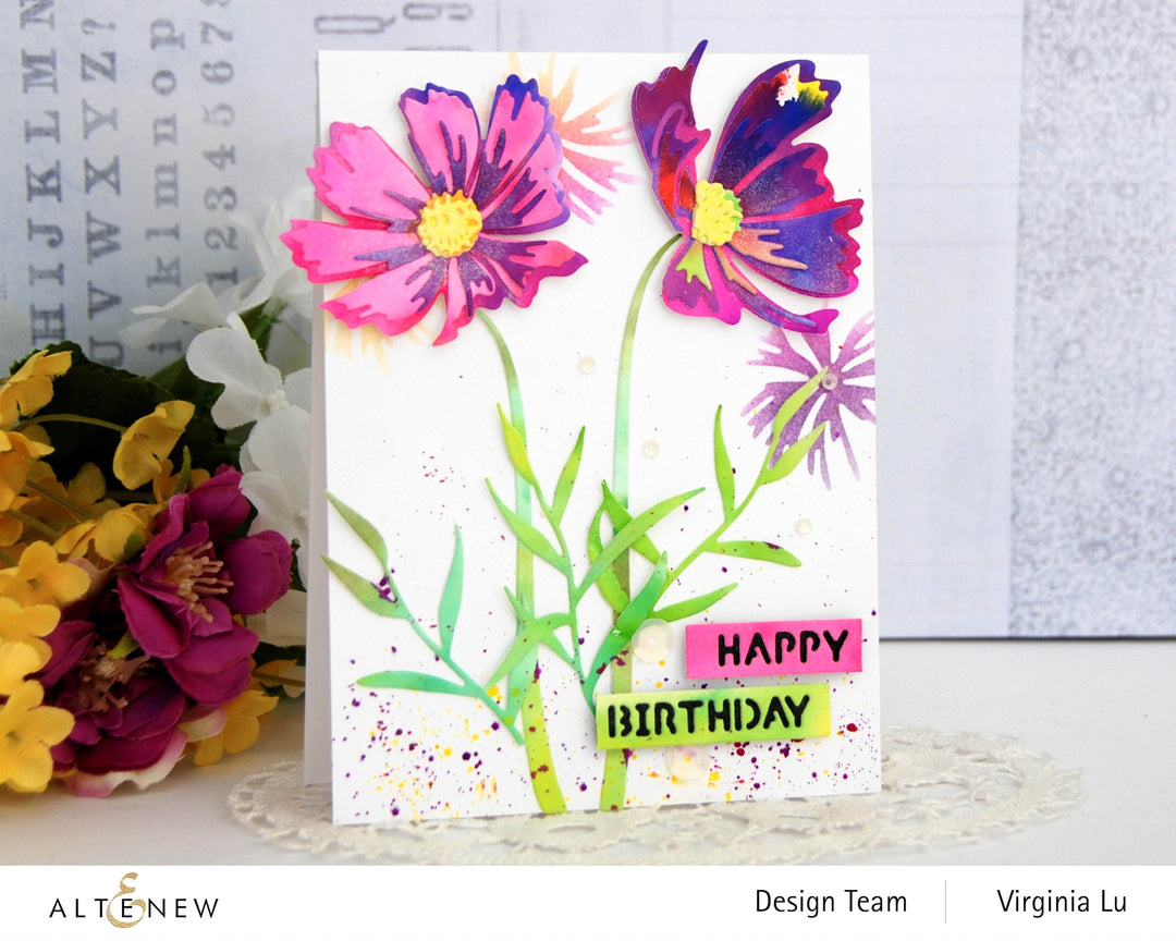 Part A-Glitz Art Craft Co.,LTD Dies Craft-A-Flower: Cosmos Layering Die Set