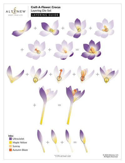 Craft-A-Flower: Crocus Layering Die Set