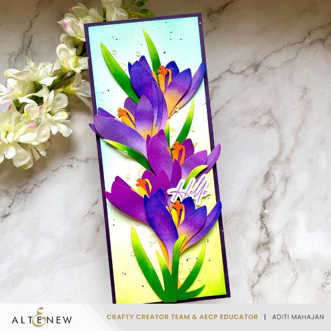 Craft-A-Flower: Crocus Layering Die Set | Altenew