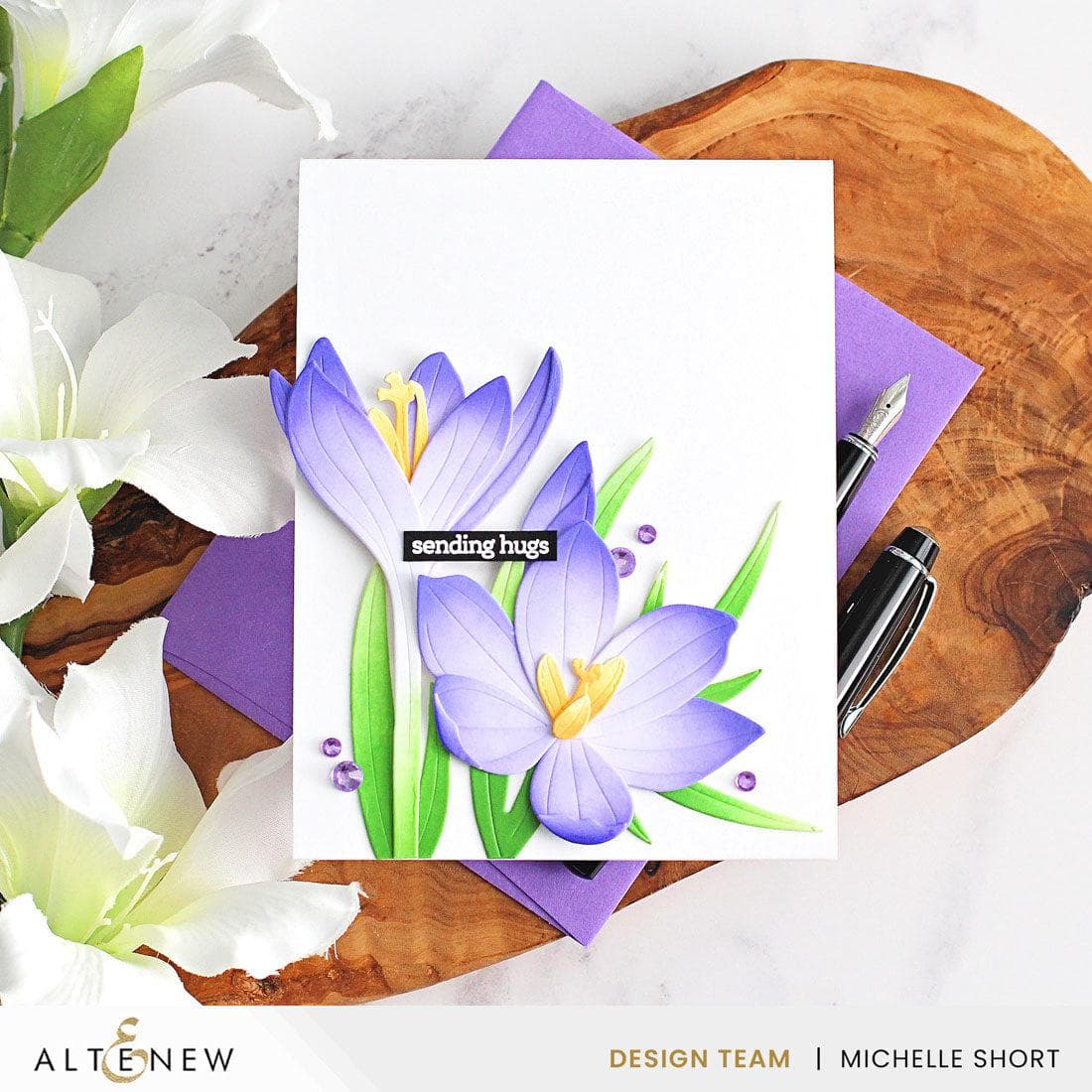 Craft-A-Flower: Crocus Layering Die Set | Altenew