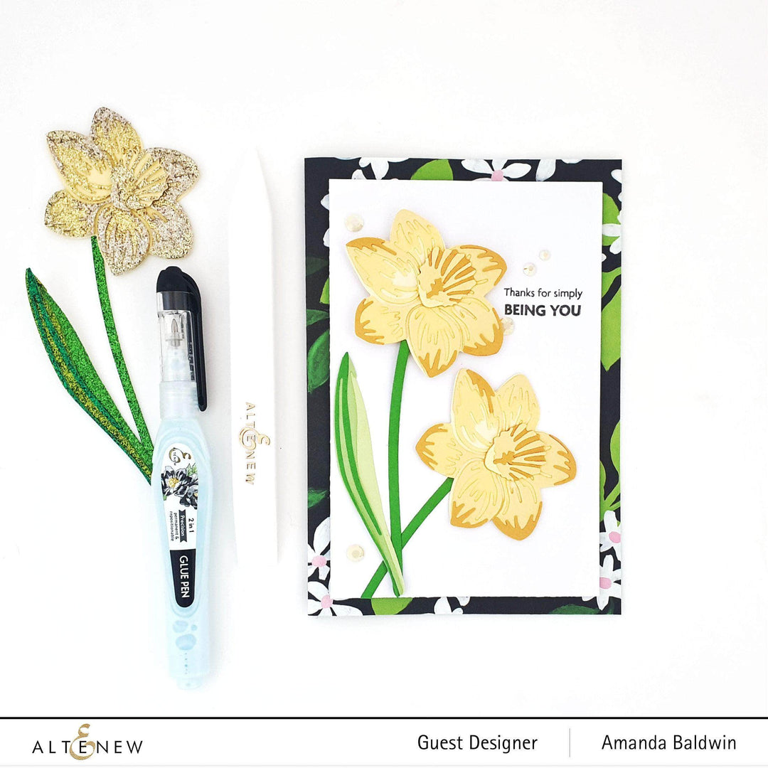Part A-Glitz Art Craft Co.,LTD Dies Craft-A-Flower: Daffodil Layering Die Set