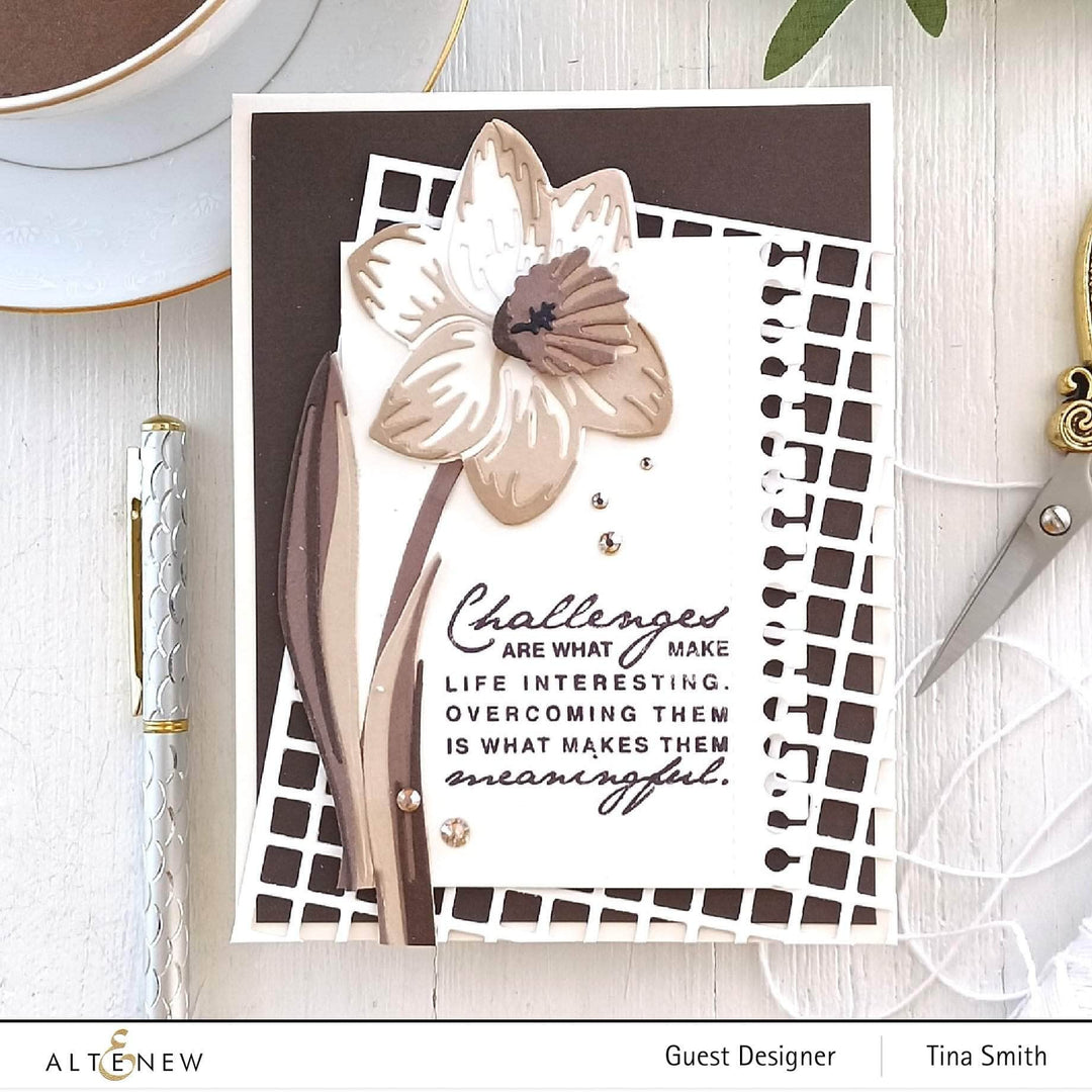Part A-Glitz Art Craft Co.,LTD Dies Craft-A-Flower: Daffodil Layering Die Set