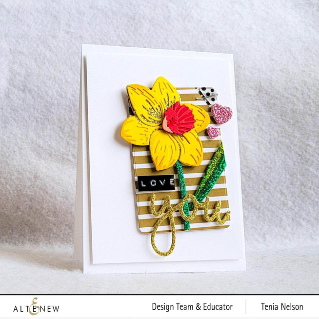 Part A-Glitz Art Craft Co.,LTD Dies Craft-A-Flower: Daffodil Layering Die Set