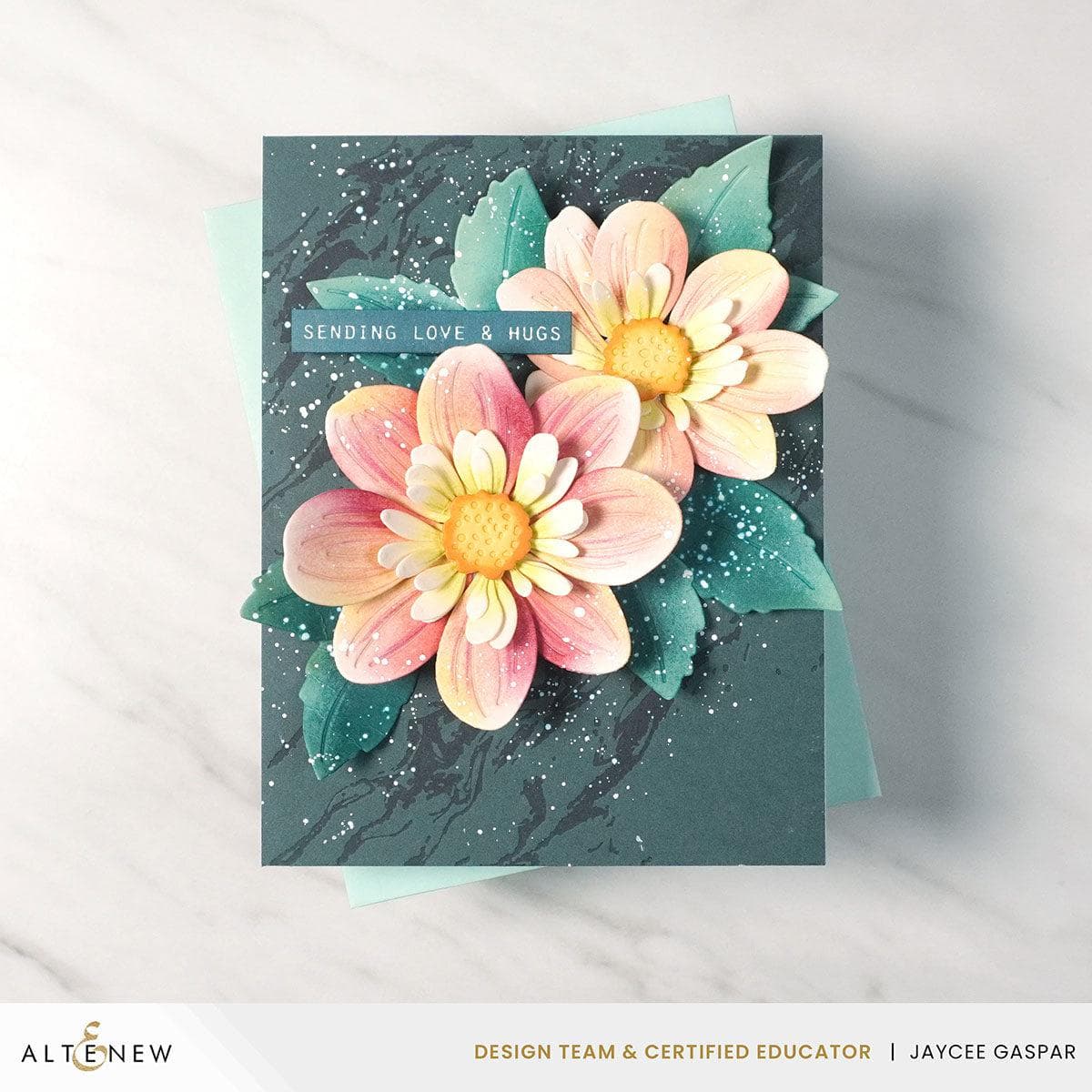 Craft-A-Flower: Dahlia April Heather Die Set | Altenew