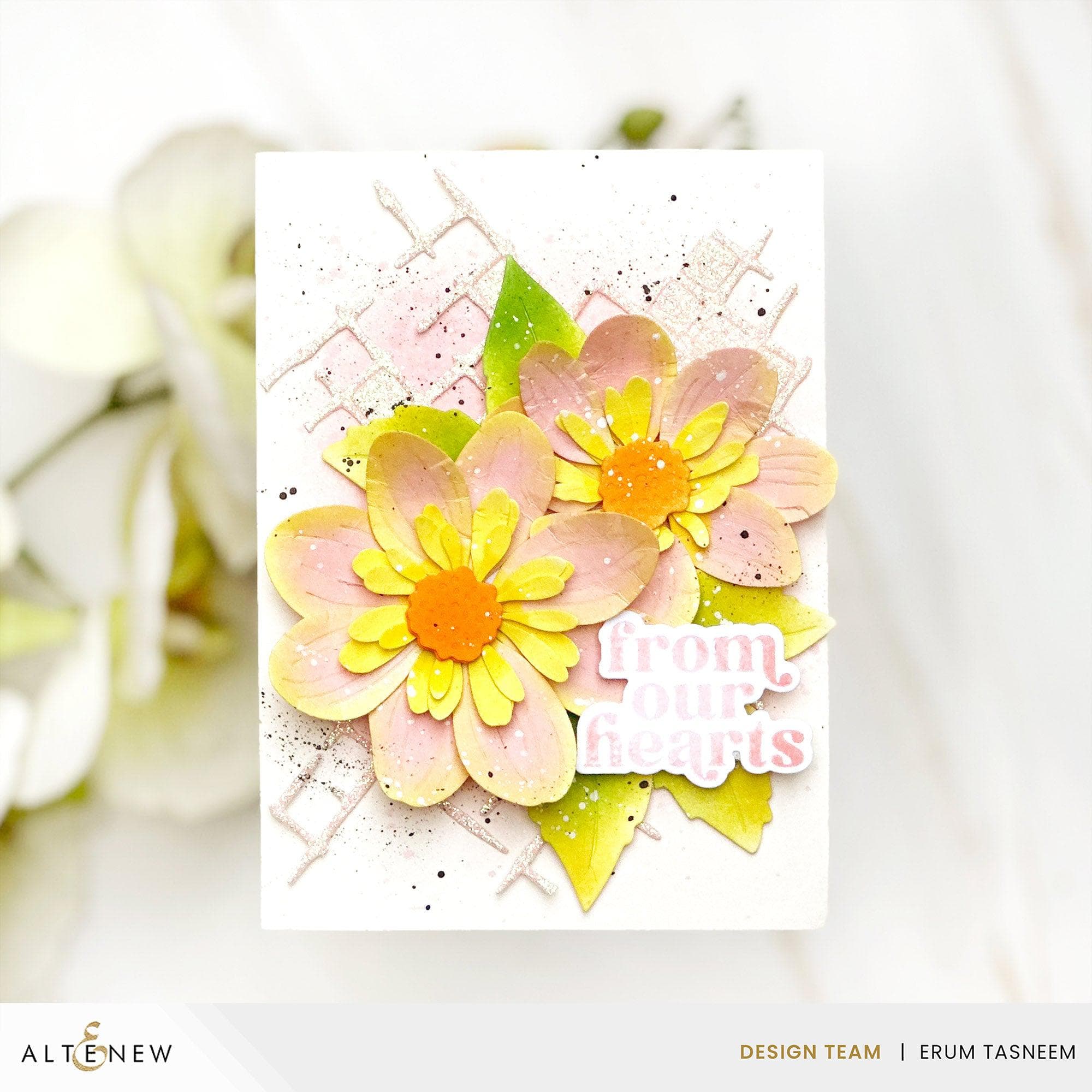 Craft-A-Flower: Dahlia April Heather Die Set | Altenew