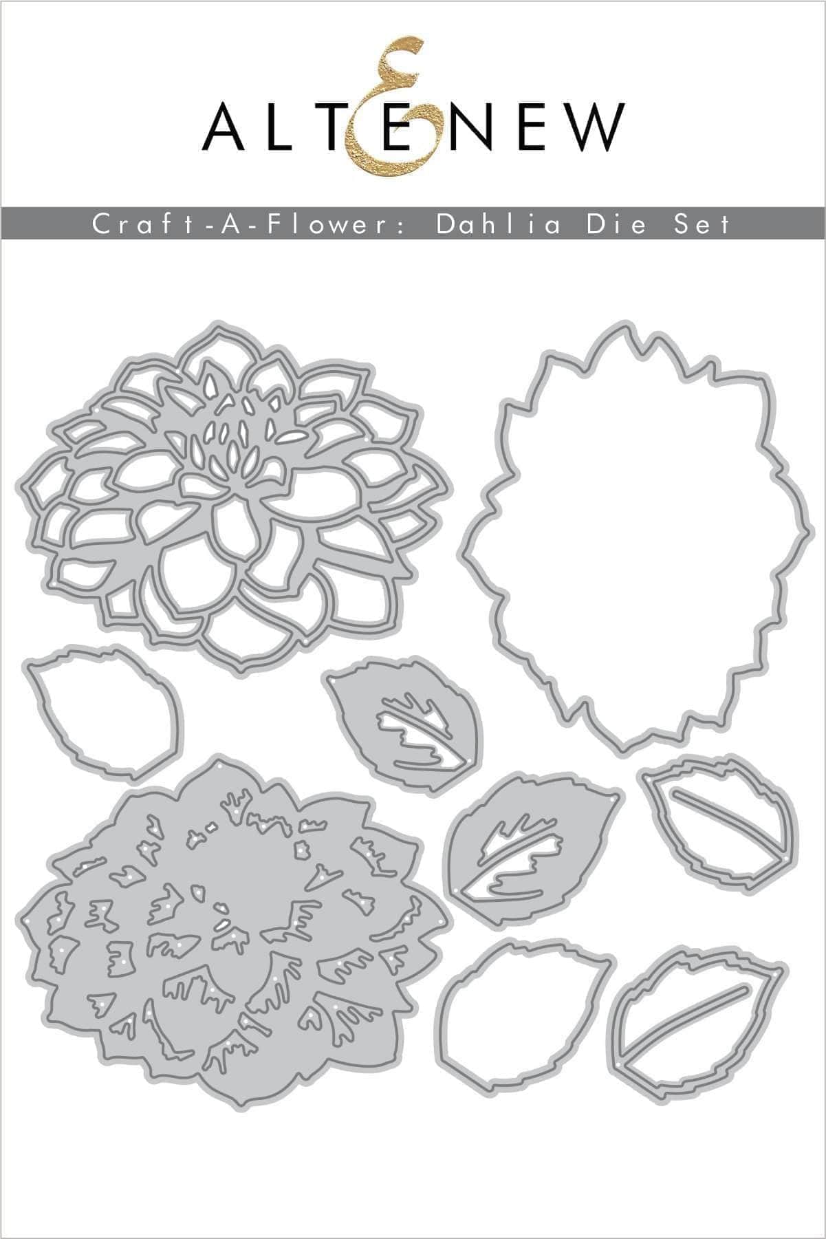 Part A-Glitz Art Craft Co.,LTD Dies Craft-A-Flower: Dahlia Layering Die Set