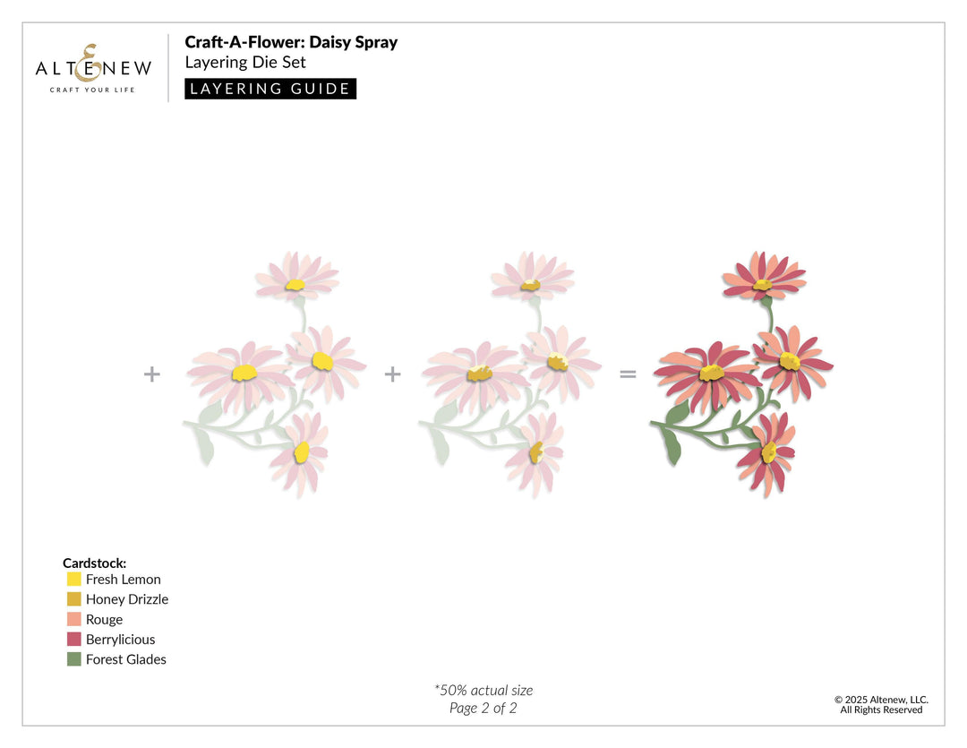 Craft-A-Flower: Daisy Spray Layering Die Set