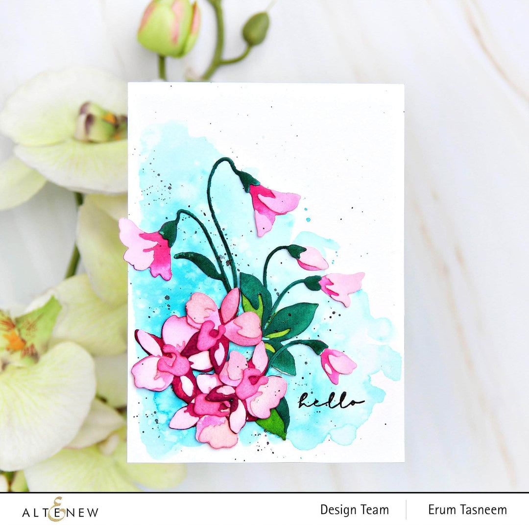 Part A-Glitz Art Craft Co.,LTD Dies Craft-A-Flower: Dendrobium Orchid Layering Die Set