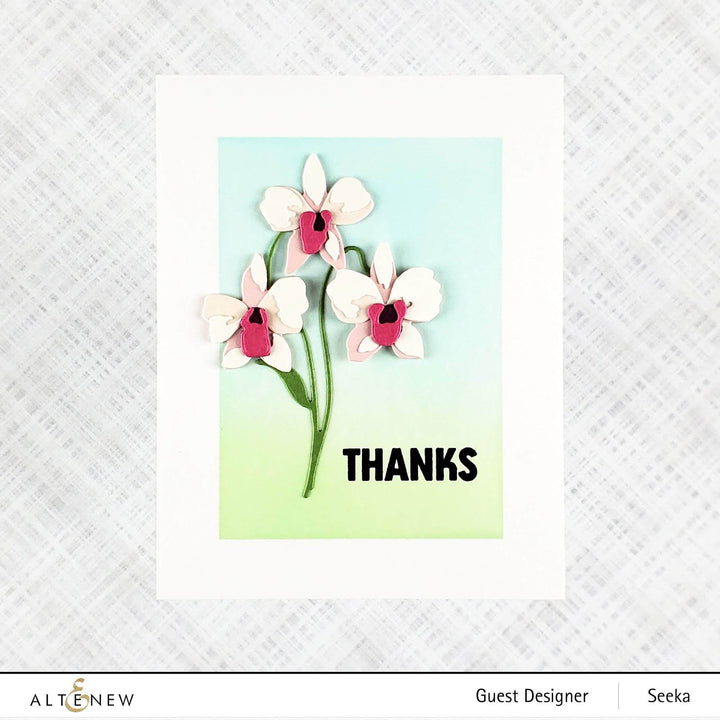 Part A-Glitz Art Craft Co.,LTD Dies Craft-A-Flower: Dendrobium Orchid Layering Die Set