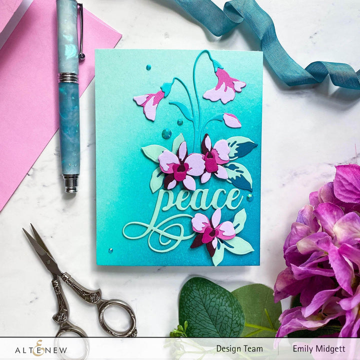 Part A-Glitz Art Craft Co.,LTD Dies Craft-A-Flower: Dendrobium Orchid Layering Die Set