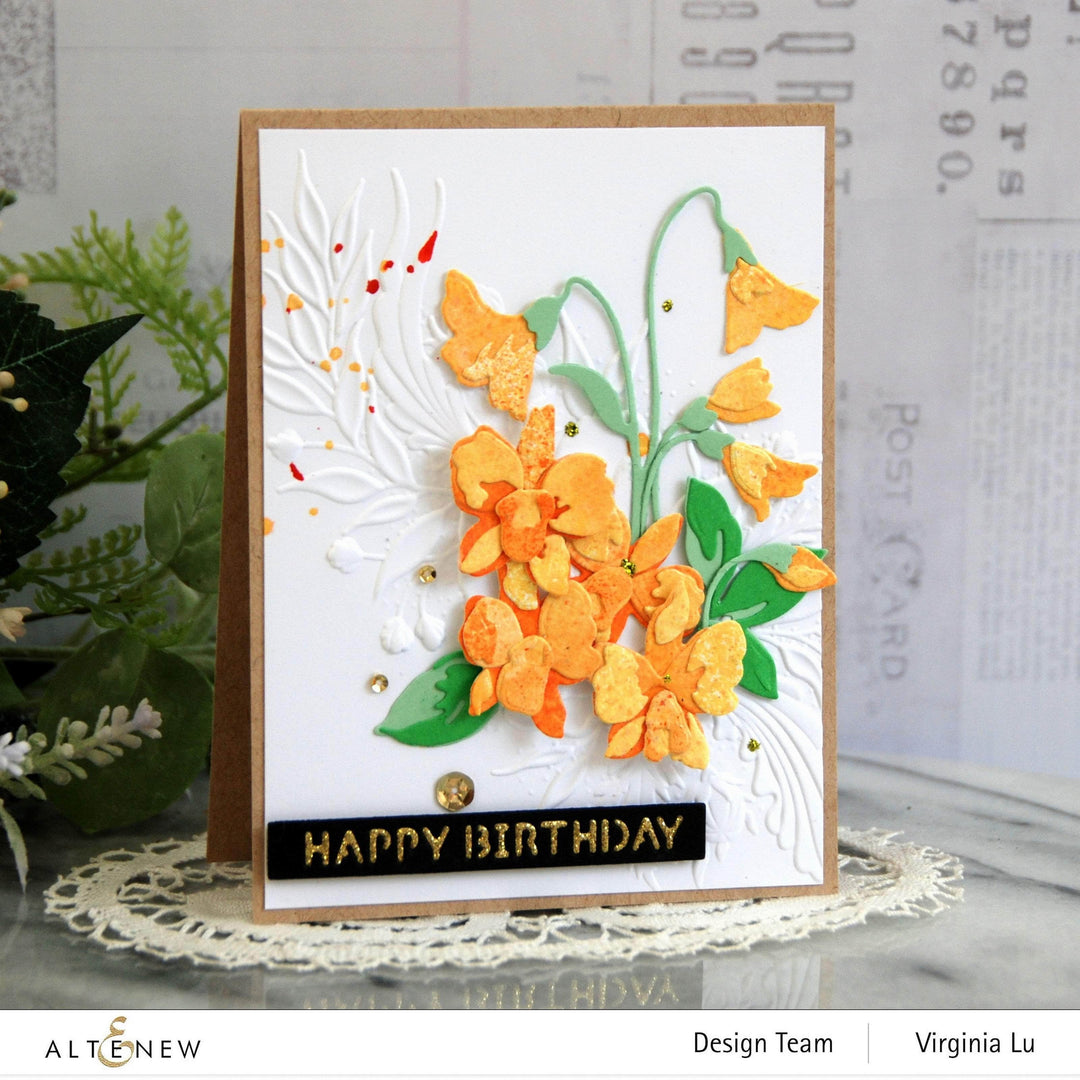 Part A-Glitz Art Craft Co.,LTD Dies Craft-A-Flower: Dendrobium Orchid Layering Die Set