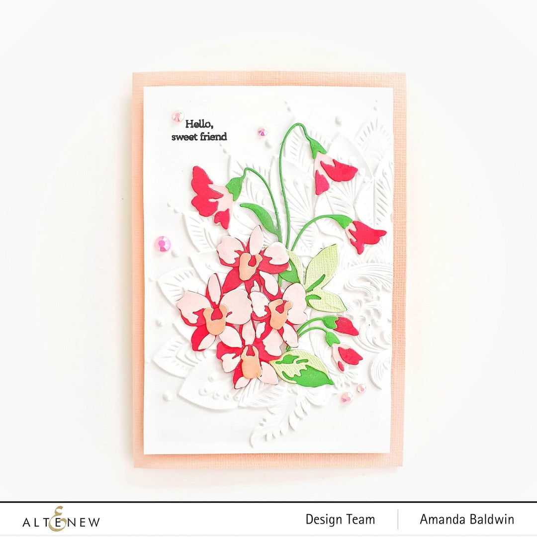 Part A-Glitz Art Craft Co.,LTD Dies Craft-A-Flower: Dendrobium Orchid Layering Die Set