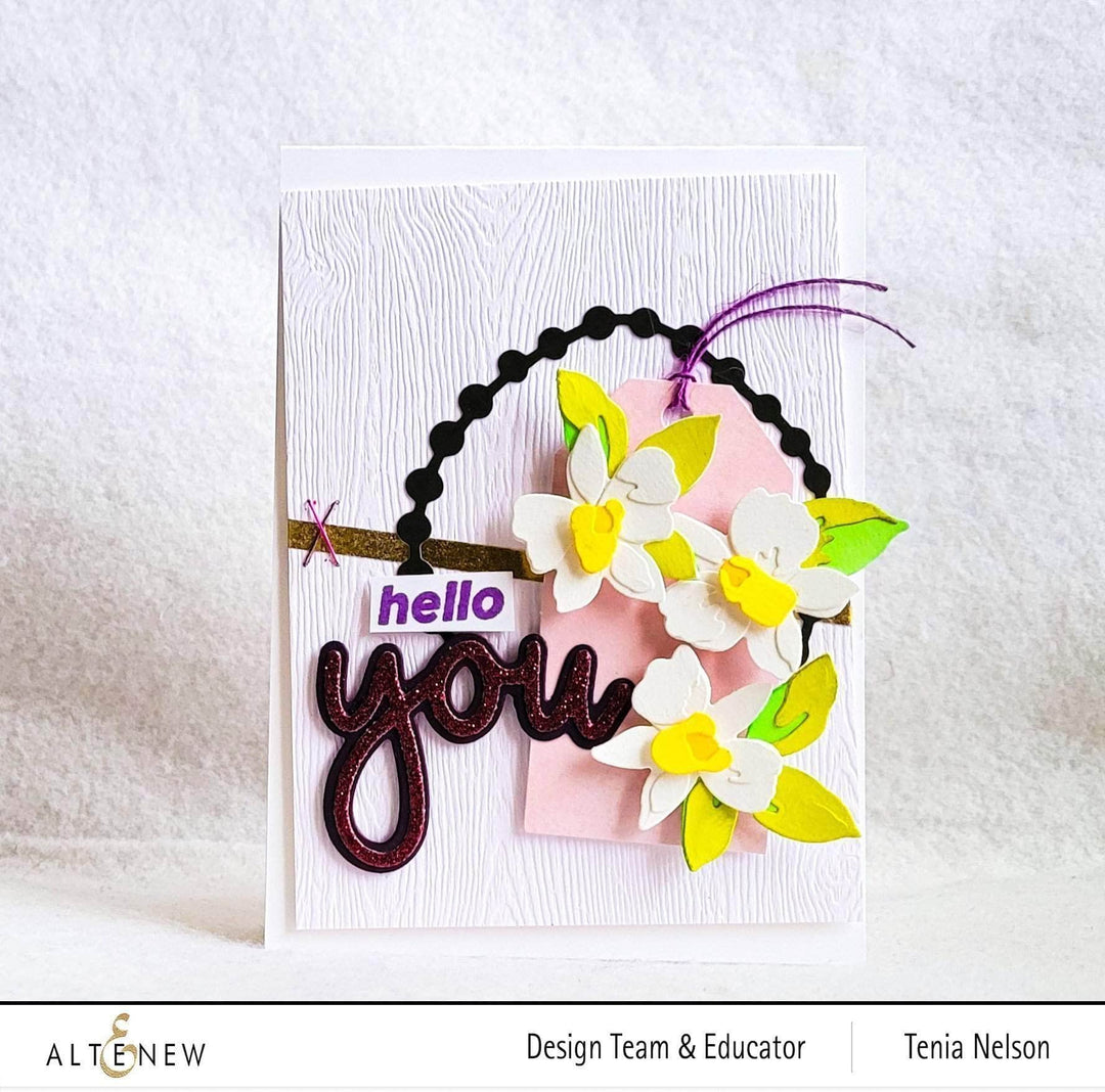 Part A-Glitz Art Craft Co.,LTD Dies Craft-A-Flower: Dendrobium Orchid Layering Die Set