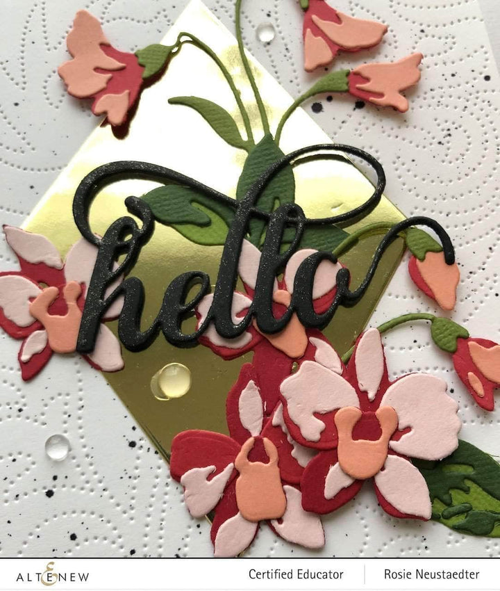 Part A-Glitz Art Craft Co.,LTD Dies Craft-A-Flower: Dendrobium Orchid Layering Die Set