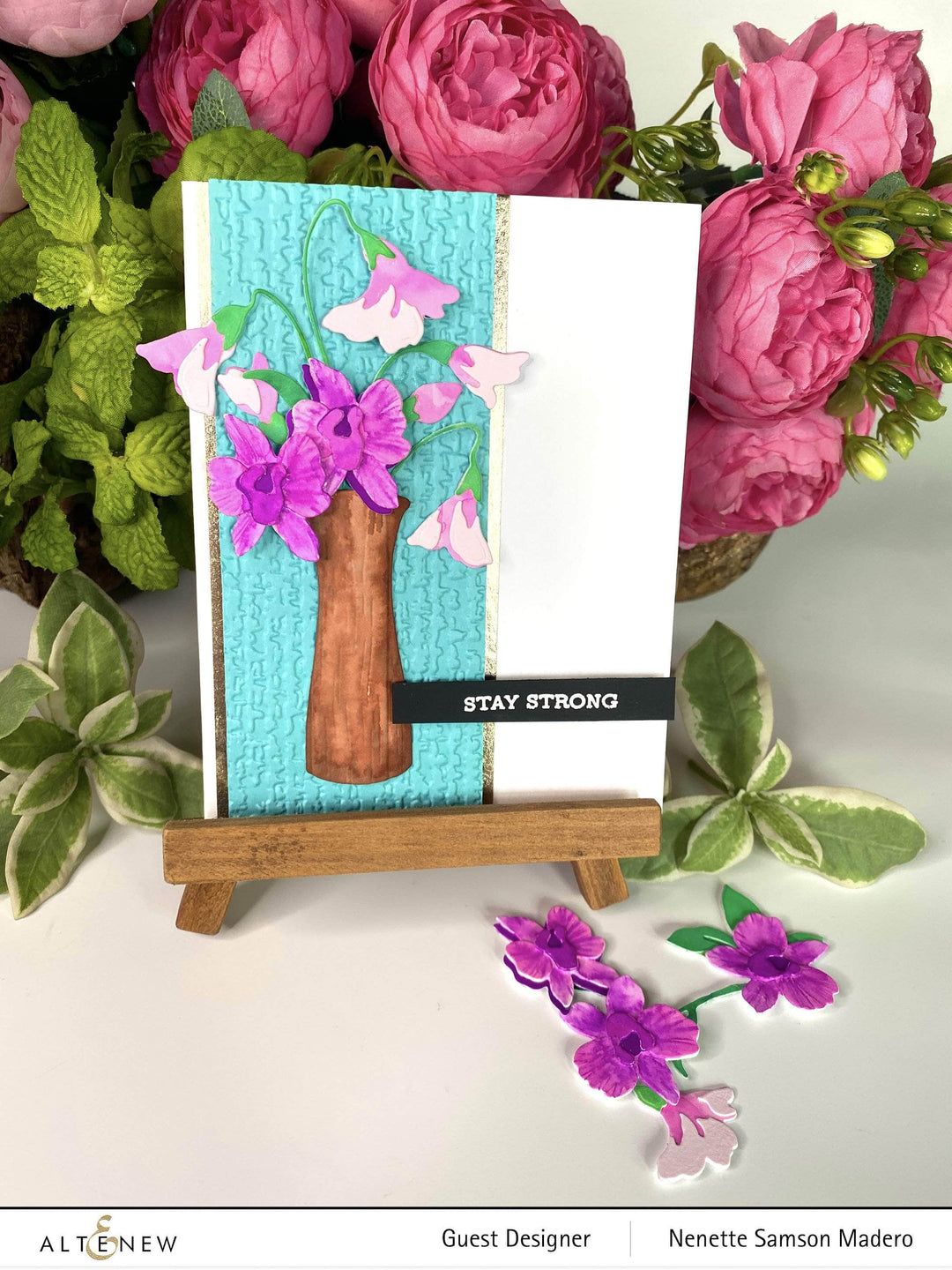 Part A-Glitz Art Craft Co.,LTD Dies Craft-A-Flower: Dendrobium Orchid Layering Die Set