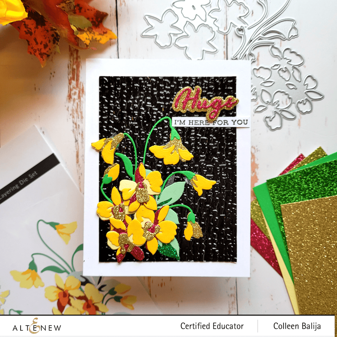 Part A-Glitz Art Craft Co.,LTD Dies Craft-A-Flower: Dendrobium Orchid Layering Die Set