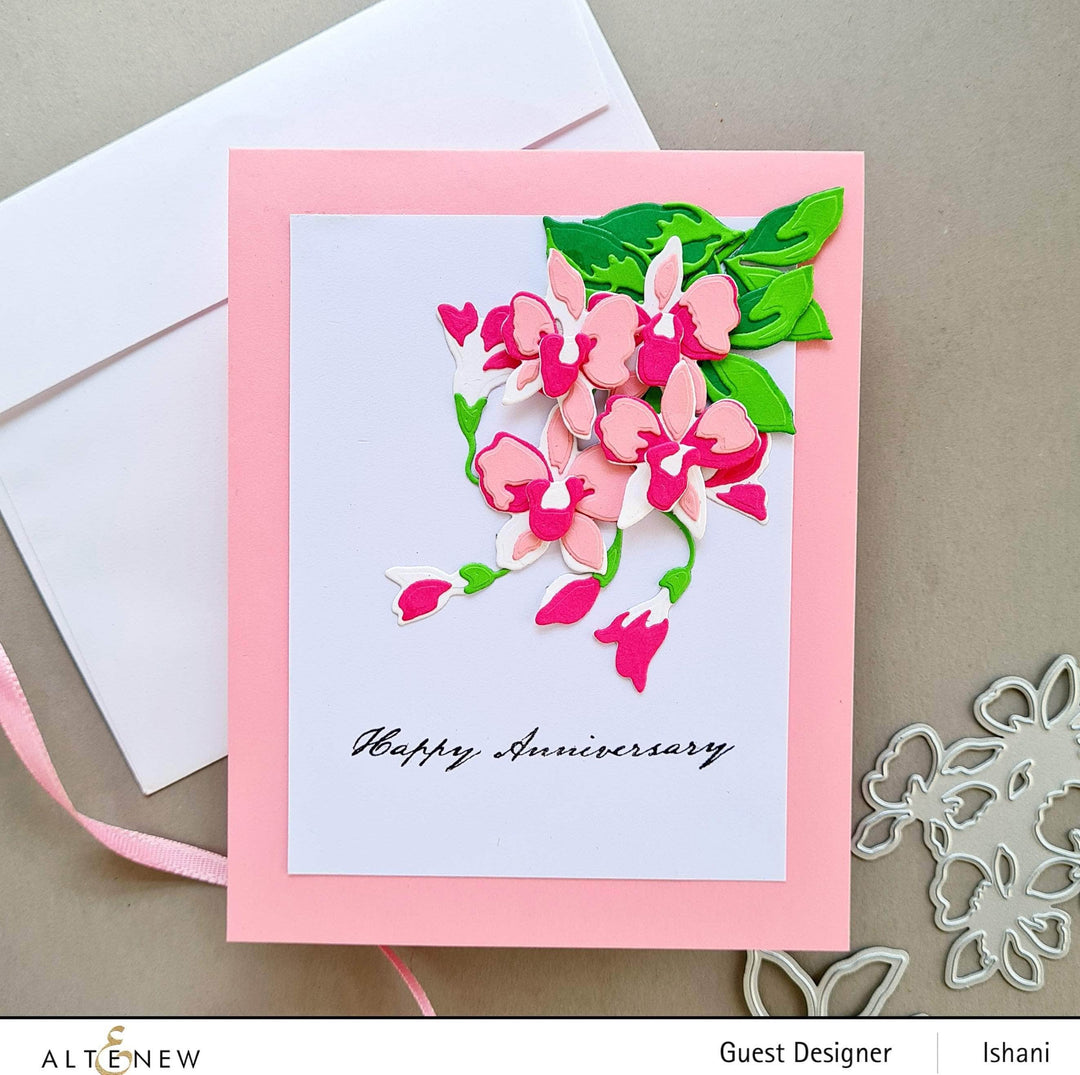 Part A-Glitz Art Craft Co.,LTD Dies Craft-A-Flower: Dendrobium Orchid Layering Die Set