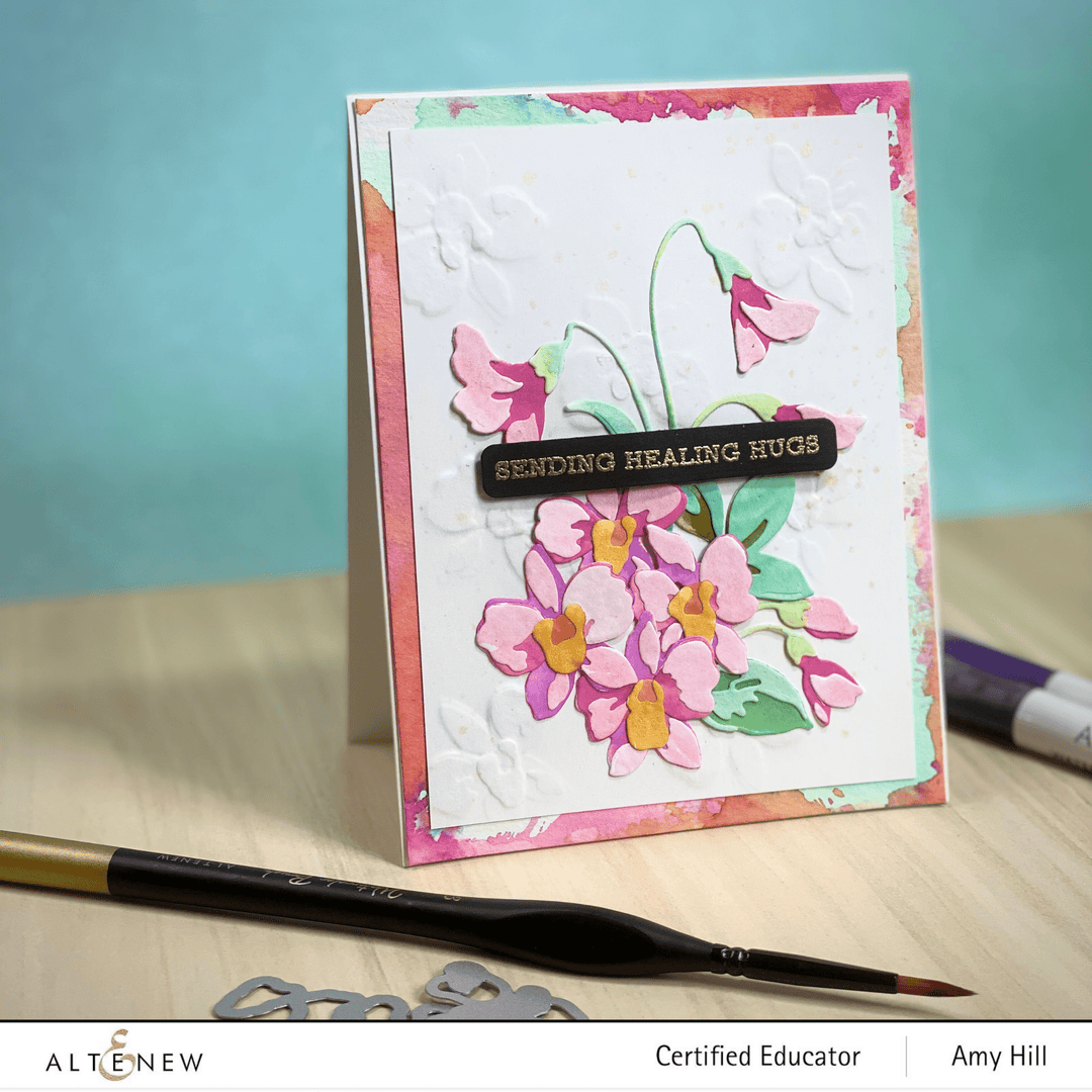 Part A-Glitz Art Craft Co.,LTD Dies Craft-A-Flower: Dendrobium Orchid Layering Die Set