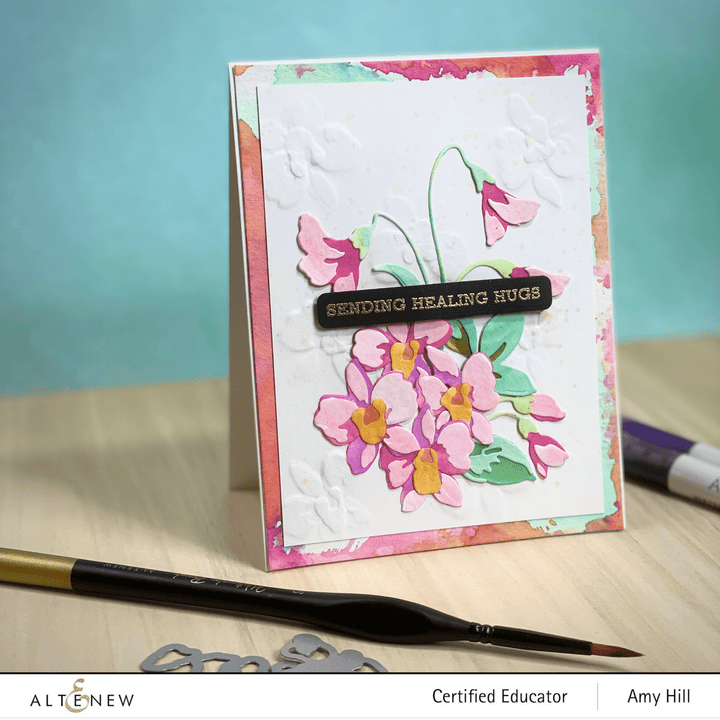 Part A-Glitz Art Craft Co.,LTD Dies Craft-A-Flower: Dendrobium Orchid Layering Die Set