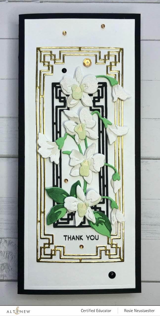 Part A-Glitz Art Craft Co.,LTD Dies Craft-A-Flower: Dendrobium Orchid Layering Die Set