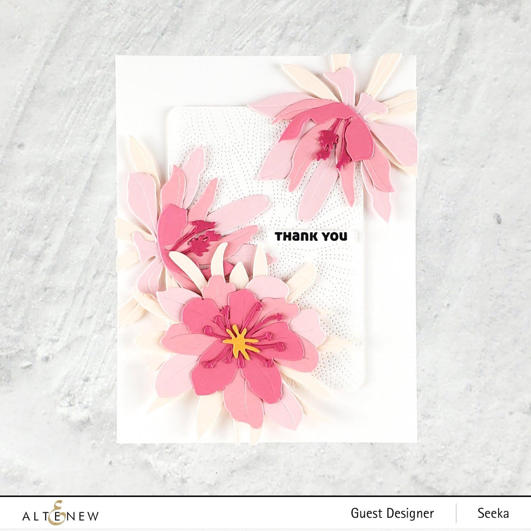 Part A-Glitz Art Craft Co.,LTD Dies Craft-A-Flower: Epiphyllum Layering Die Set