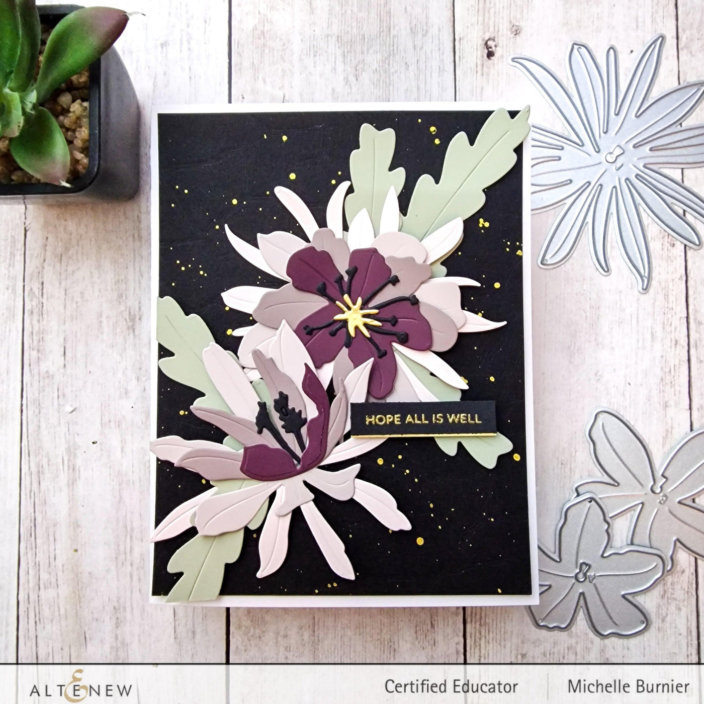 Part A-Glitz Art Craft Co.,LTD Dies Craft-A-Flower: Epiphyllum Layering Die Set