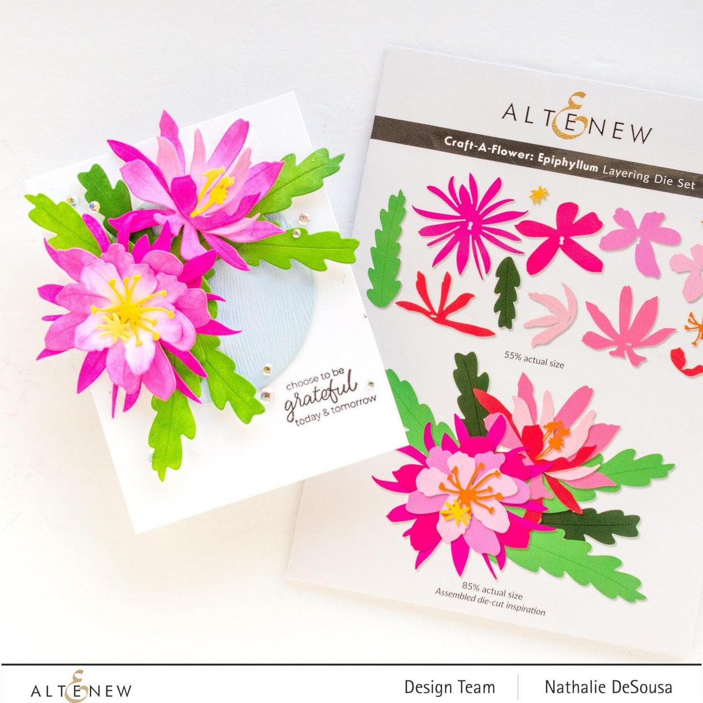 Part A-Glitz Art Craft Co.,LTD Dies Craft-A-Flower: Epiphyllum Layering Die Set