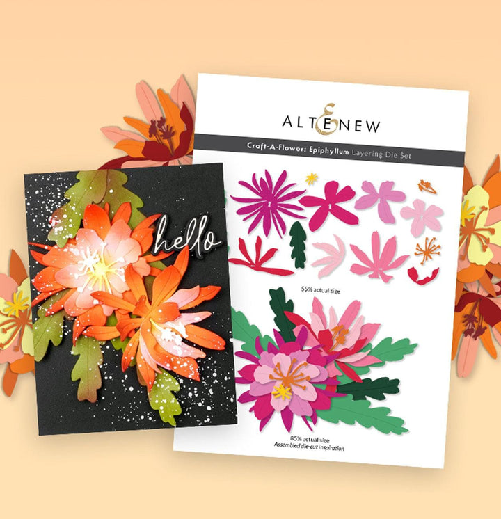 Part A-Glitz Art Craft Co.,LTD Dies Craft-A-Flower: Epiphyllum Layering Die Set