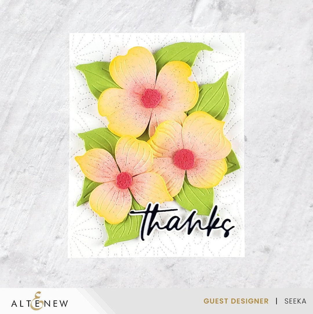 Part A-Glitz Art Craft Co.,LTD Dies Craft-A-Flower: Flowering Dogwood Layering Die Set