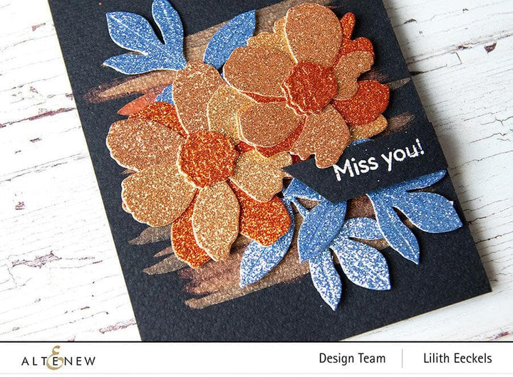 Part A-Glitz Art Craft Co.,LTD Dies Craft-A-Flower: Fragrant Peony Layering Die Set