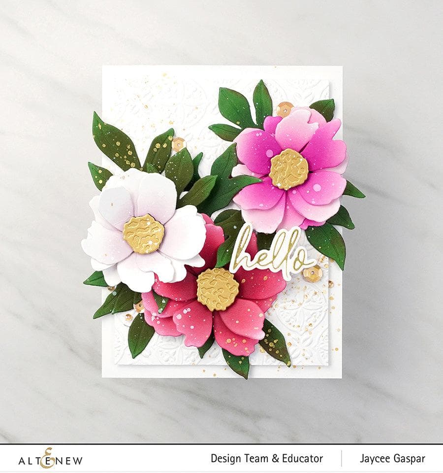 Part A-Glitz Art Craft Co.,LTD Dies Craft-A-Flower: Fragrant Peony Layering Die Set