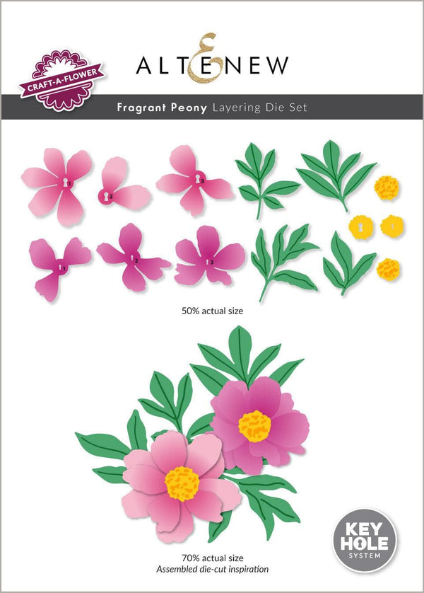 Part A-Glitz Art Craft Co.,LTD Dies Craft-A-Flower: Fragrant Peony Layering Die Set