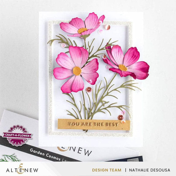 Craft-A-Flower: Garden Cosmos Layering Die Set
