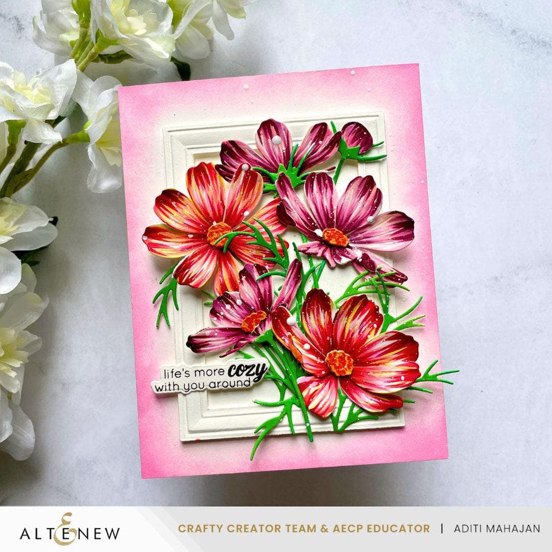 Craft-A-Flower: Garden Cosmos Layering Die Set
