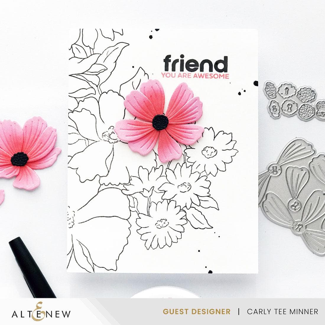Craft-A-Flower: Garden Cosmos Layering Die Set | Altenew