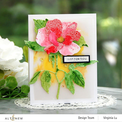 Part A-Glitz Art Craft Co.,LTD Dies Craft-A-Flower: Garden Rose Layering Die Set
