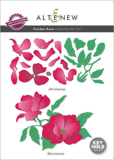 Part A-Glitz Art Craft Co.,LTD Dies Craft-A-Flower: Garden Rose Layering Die Set