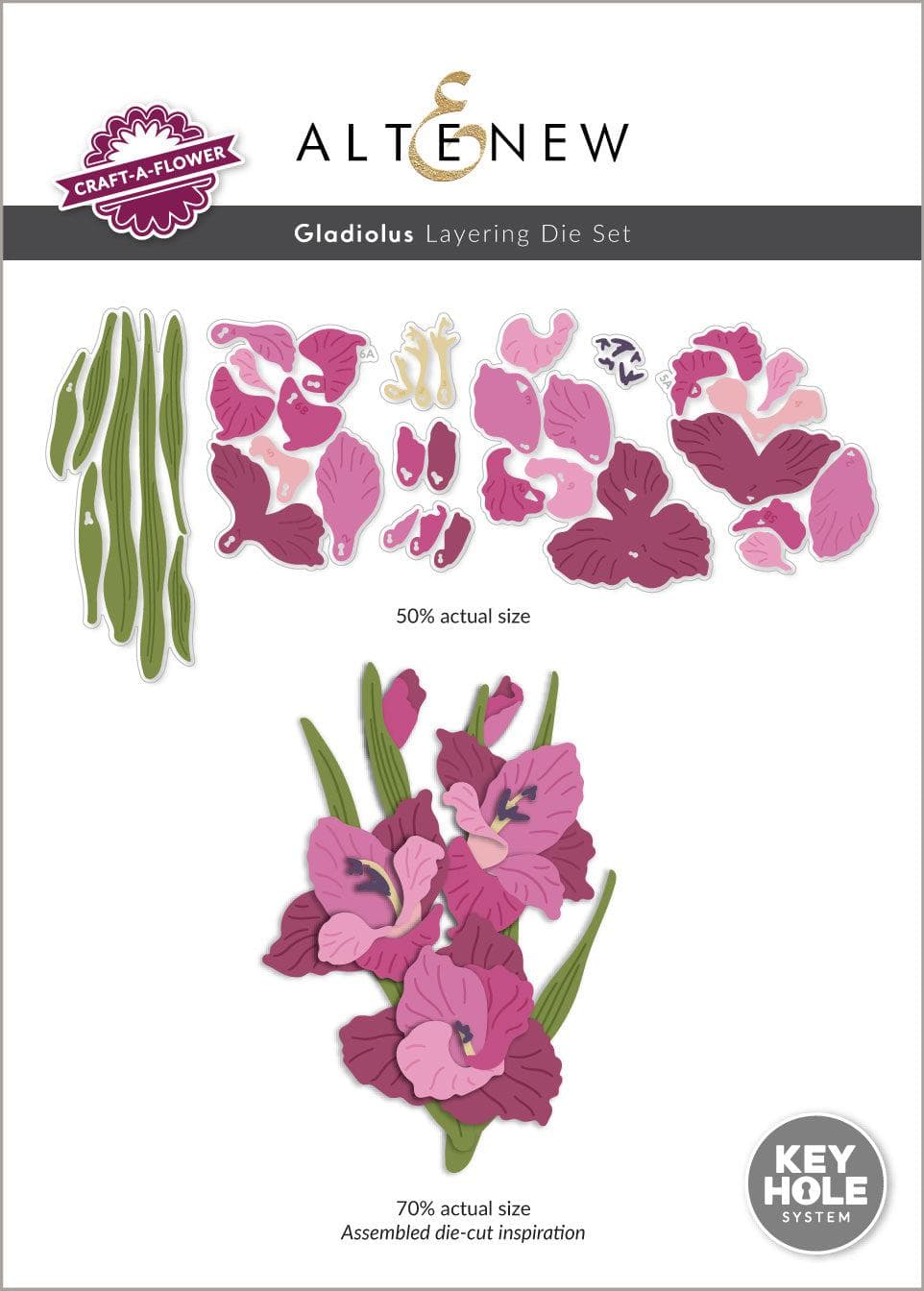 Craft-A-Flower: Gladiolus Layering Die Set | Altenew