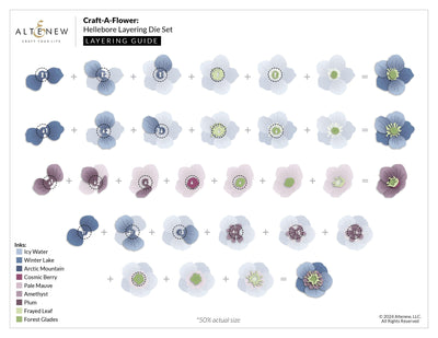 Craft-A-Flower: Hellebore Layering Die Set