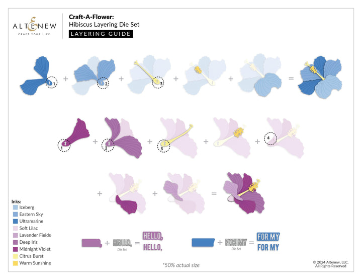 Craft-A-Flower: Hibiscus Layering Die Set